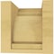 Ekena Millwork 5"W x 5"D x 5"H Wide Hughes Rough Cedar Woodgrain TimberThane Corbel, Primed Tan CORUR05X05X05HUGRCPR - alternate 6